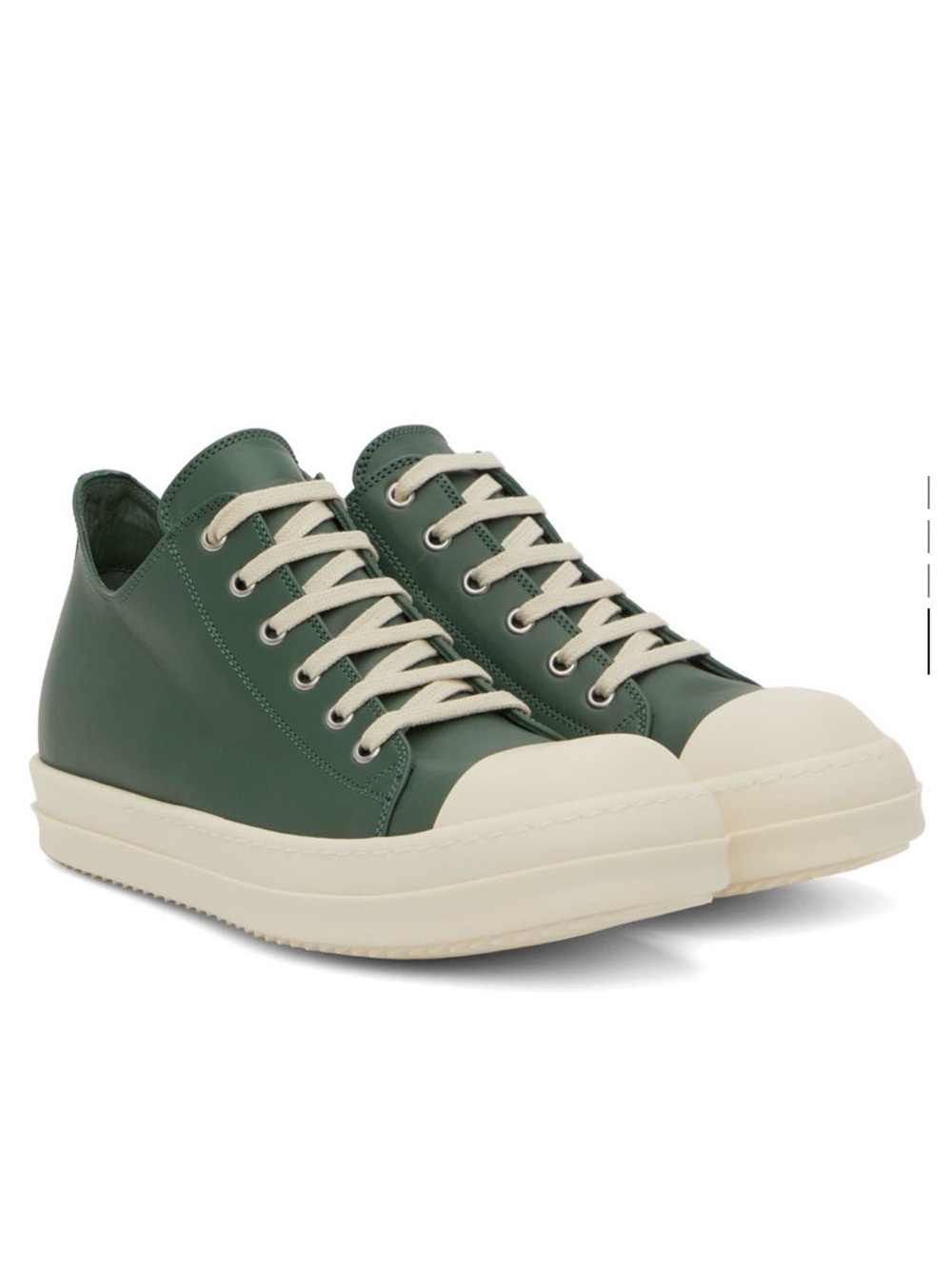 Rick Owens Blue full grain Low sneakers